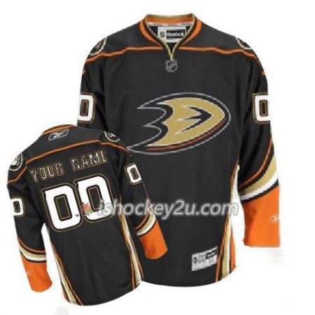 Reebok Mænd NHL Anaheim Ducks Trøje Tilpasset Sort Premier Tredje