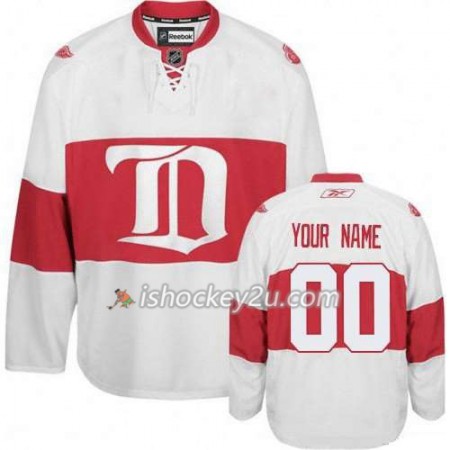 Reebok Dame NHL Detroit Red Wings Trøje Tilpasset Hvid Premier Tredje