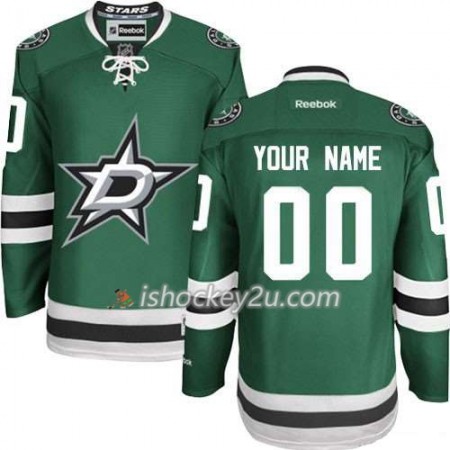 Børn NHL Dallas Stars Trøje Tilpasset vihreä Premier Hjemme