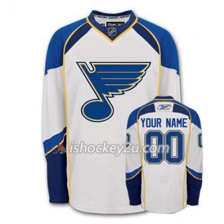 Børn NHL St. Louis Blues Trøje Tilpasset Hvid Premier Udebane
