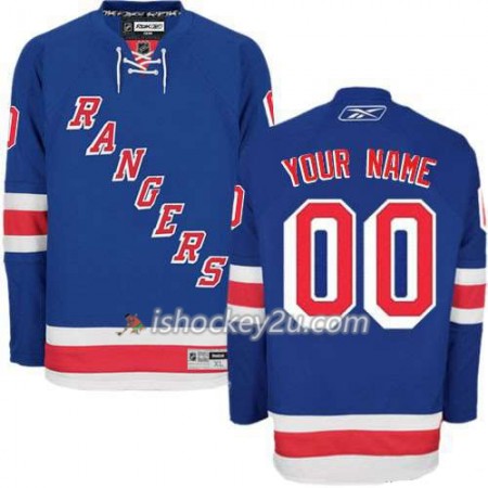 Reebok Dame NHL New York Rangers Trøje Tilpasset Blå Premier Hjemme