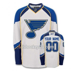 Reebok Mænd NHL St. Louis Blues Trøje Tilpasset Hvid Premier Udebane