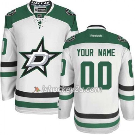 Børn NHL Dallas Stars Trøje Tilpasset Hvid Premier Udebane