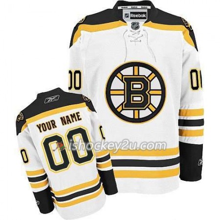 Reebok Mænd NHL Boston Bruins Trøje Tilpasset Hvid Premier Udebane