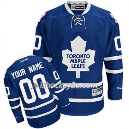 Reebok Mænd NHL Toronto Maple Leafs Trøje Tilpasset Blå Premier Hjemme