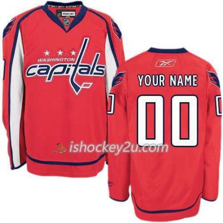 Reebok Mænd NHL Washington Capitals Trøje Tilpasset Rød Premier Hjemme