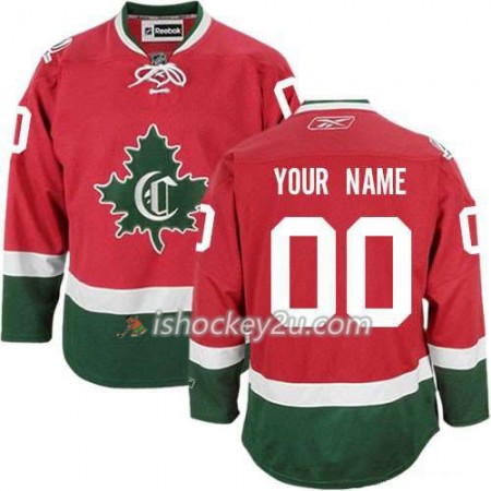 Reebok Dame NHL Montreal Canadiens Trøje Tilpasset Rød Tredje Ny CD