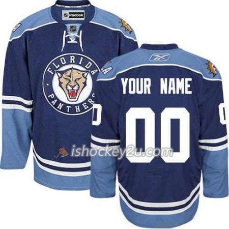 Reebok Mænd NHL Florida Panthers Trøje Tilpasset Blå Premier Tredje Reebok Mænd NHL Florida Panthers Trøje Tilpasset Blå Premier Tredje
