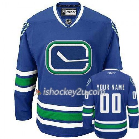 Reebok Mænd NHL Vancouver Canucks Trøje Tilpasset Blå Premier Tredje Reebok Mænd NHL Vancouver Canucks Trøje Tilpasset Blå Premier Tredje
