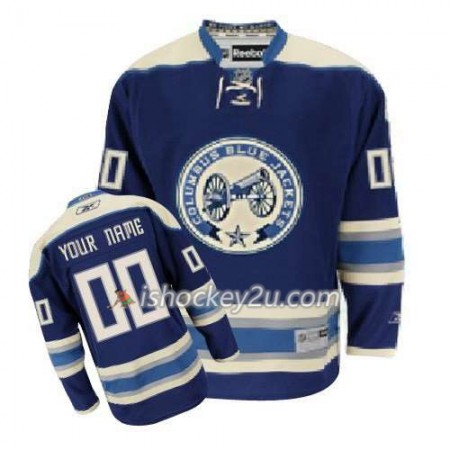Reebok Dame NHL Columbus Blue Jackets Trøje Tilpasset Blå Premier Tredje