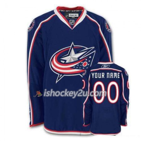 Reebok Mænd NHL Columbus Blue Jackets Trøje Tilpasset Blå Premier Hjemme