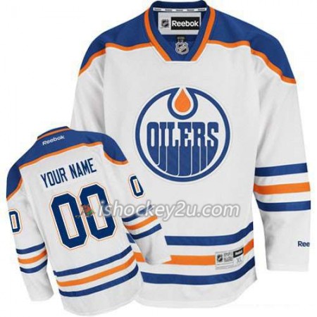 Reebok Dame NHL Edmonton Oilers Trøje Tilpasset Hvid Premier Udebane