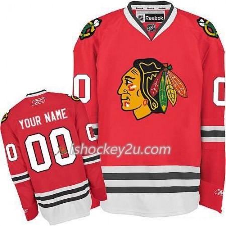Børn NHL Chicago Blackhawks Trøje Tilpasset Rød Premier Hjemme