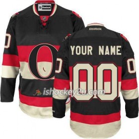 Reebok Mænd NHL Ottawa Senators Trøje Tilpasset Sort Ny Premier Tredje