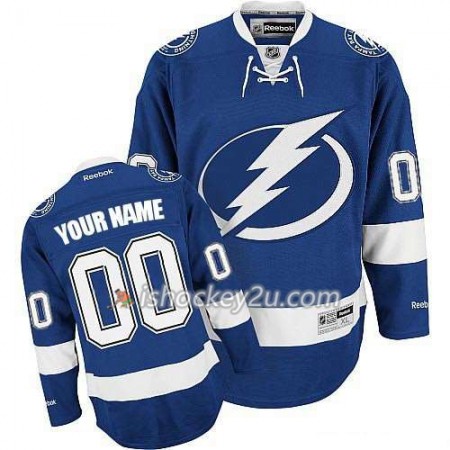Børn NHL Tampa Bay Lightning Trøje Tilpasset Blå Premier Hjemme