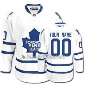 Reebok Dame NHL Toronto Maple Leafs Trøje Tilpasset Hvid Premier Udebane