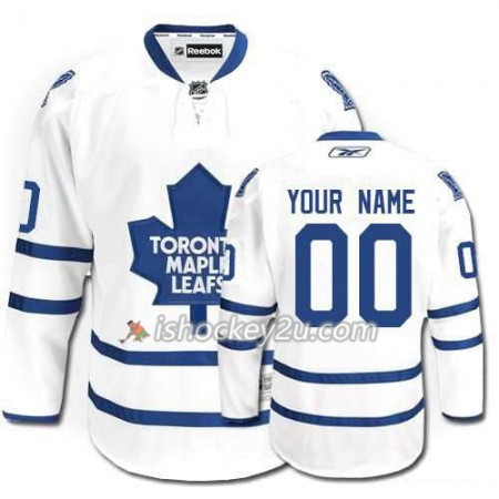 Reebok Dame NHL Toronto Maple Leafs Trøje Tilpasset Hvid Premier Udebane