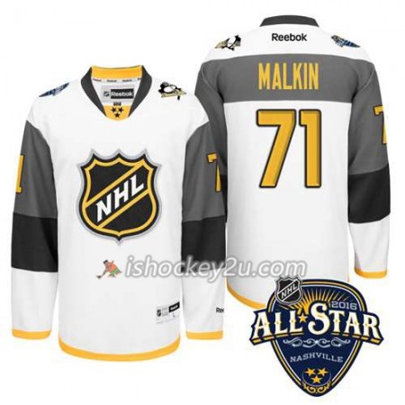 NHL 2016 All-Star Pittsburgh Penguins Trøje Evgeni Malkin #71 Sort