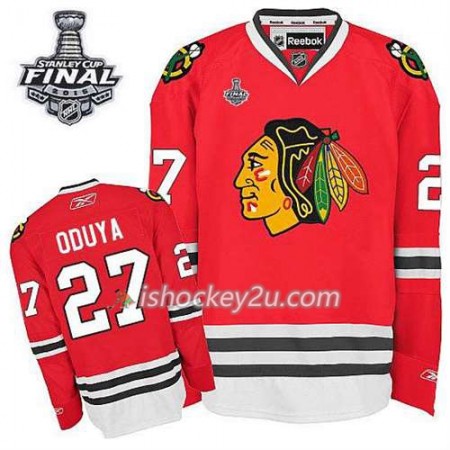 Børn NHL Chicago Blackhawks Trøje Duncan Keith #27 Hjemme Rød 2015 Stanley Cup