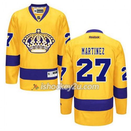 Reebok Mænd NHL Los Angeles Kings Trøje Alec Martinez #27 Tredje Guld Reebok Mænd NHL Los Angeles Kings Trøje Alec Martinez #27 Tredje Guld