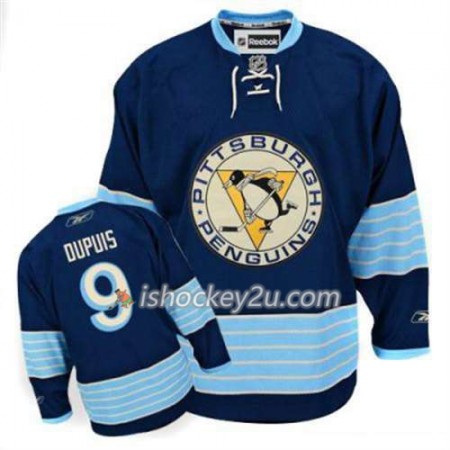 Reebok Mænd NHL Pittsburgh Penguins Trøje Pascal Dupuis 9 Blå Tredje