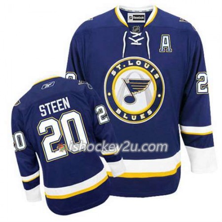 Reebok Mænd NHL St. Louis Blues Trøje Alexander Steen #20 Tredje Blå