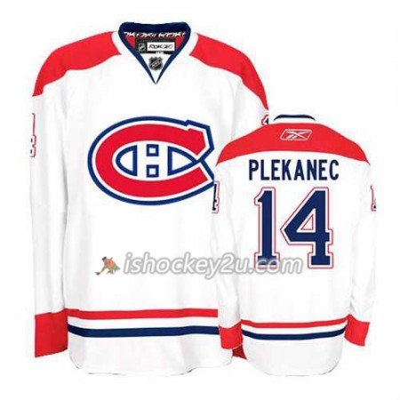 Reebok Mænd NHL Montreal Canadiens Trøje Tomas Plekanec #14 Udebane Hvid