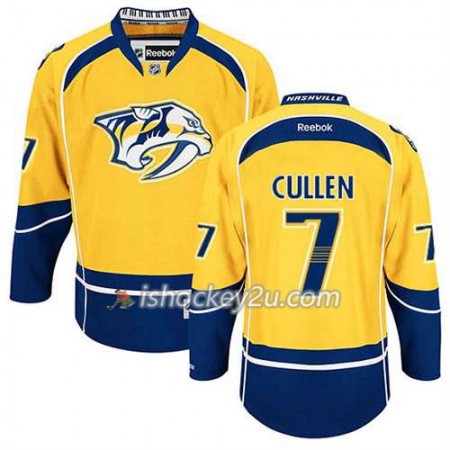 Reebok Mænd NHL Nashville Predators Trøje Matt Cullen #7 Hjemme Guld