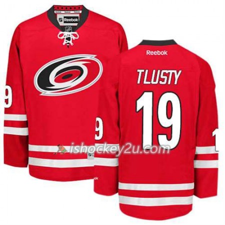 Reebok Mænd NHL Carolina Hurricanes Trøje Jiri Tlusty #19 Hjemme Rød