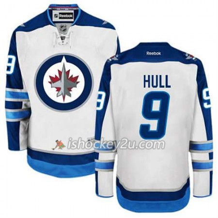 Reebok Mænd NHL Winnipeg Jets Trøje Bobby Hull #9 Udebane Hvid