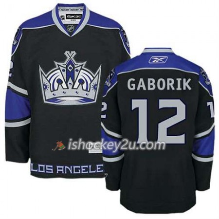 Reebok Mænd NHL Los Angeles Kings Trøje Marian Gaborik #12 Tredje Sort