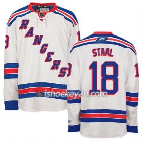 Reebok Mænd NHL New York Rangers Trøje Marc Staal #18 Udebane Hvid