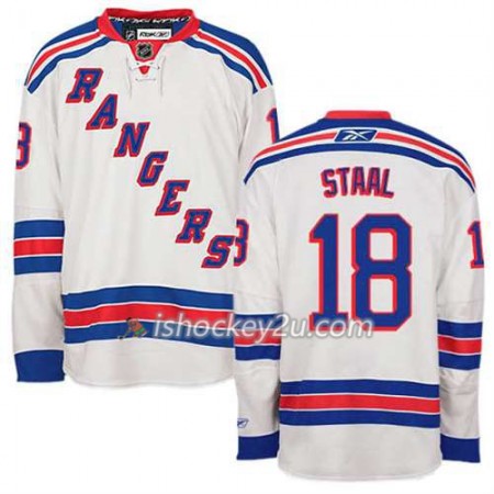 Reebok Mænd NHL New York Rangers Trøje Marc Staal #18 Udebane Hvid