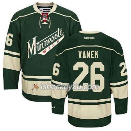 Reebok Mænd NHL Minnesota Wild Trøje Thomas Vanek #26 Tredje Grøn