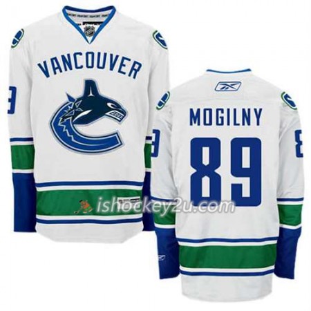 Reebok Mænd NHL Vancouver Canucks Trøje Alexander Mogilny #89 Udebane Hvid