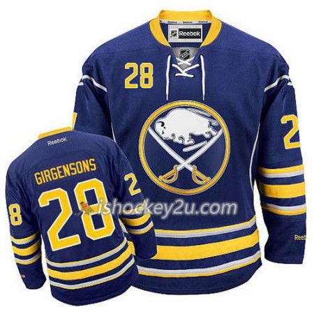 Reebok Mænd NHL Buffalo Sabres Trøje Zemgus Girgensons #28 Hjemme Blå