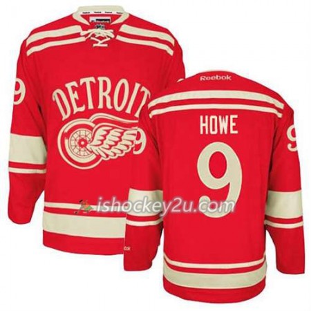 Reebok Mænd NHL Detroit Red Wings Trøje Gordie Howe #9 2014 Winter Classic Rød