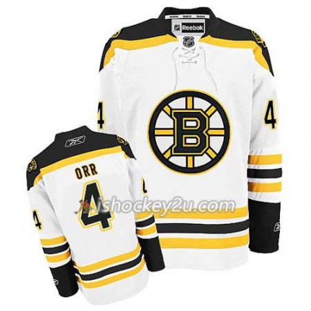 Reebok Mænd NHL Boston Bruins Trøje Bobby Orr #4 Udebane Hvid