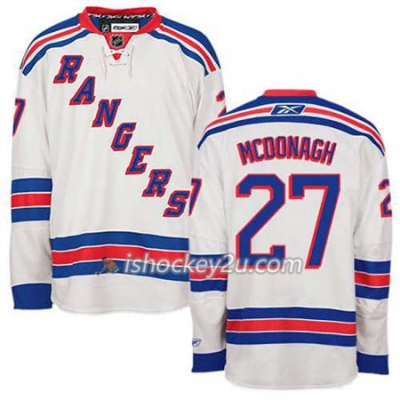 Reebok Mænd NHL New York Rangers Trøje Ryan McDonagh #27 Udebane Hvid