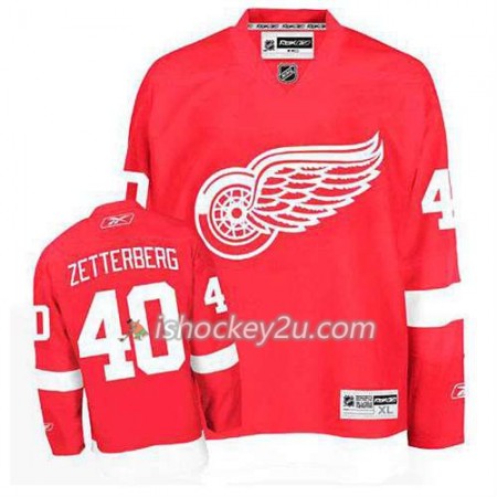Reebok Mænd NHL Detroit Red Wings Trøje Henrik Zetterberg #40 Hjemme Rød
