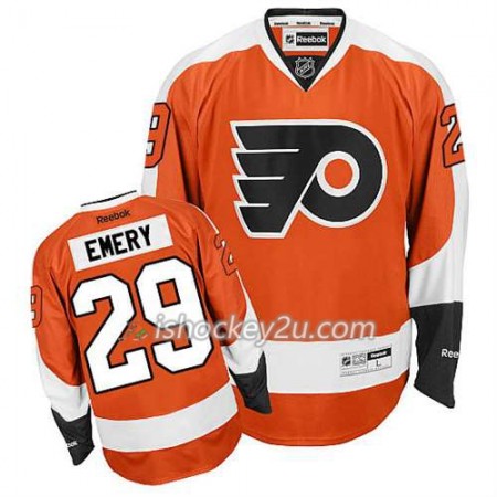 Reebok Mænd NHL Philadelphia Flyers Trøje Ray Emery #29 Hjemme Orange Reebok Mænd NHL Philadelphia Flyers Trøje Ray Emery #29 Hjemme Orange