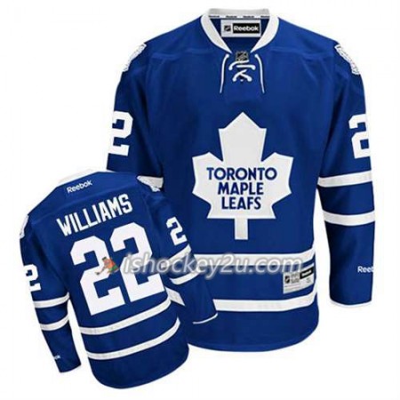 Reebok Mænd NHL Toronto Maple Leafs Trøje Tiger Williams #22 Hjemme Blå