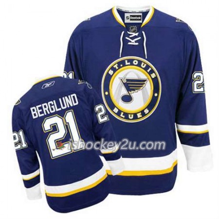 Reebok Mænd NHL St. Louis Blues Trøje Patrik Berglund #21 Tredje Blå