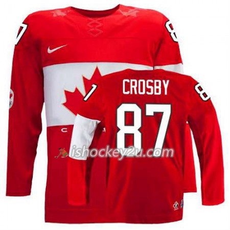 Reebok Dame NHL Canada Team Trøje Sidney Crosby #87 Udebane Rød Reebok Dame NHL Canada Team Trøje Sidney Crosby #87 Udebane Rød