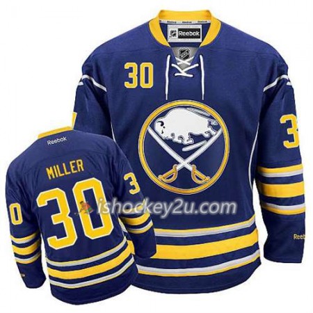 Reebok Mænd NHL Buffalo Sabres Trøje Ryan Miller #30 Hjemme Blå