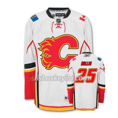 Reebok Mænd NHL Calgary Flames Trøje Brandon Bollig #25 Udebane Hvid