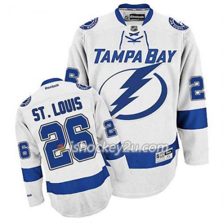 Reebok Mænd NHL Tampa Bay Lightning Trøje Martin St. Louis #26 Udebane Hvid