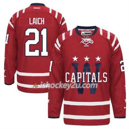 Reebok Mænd NHL Washington Capitals Trøje Brooks Laich #21 2015 Winter Classic Rød