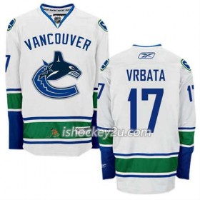 Reebok Mænd NHL Vancouver Canucks Trøje Radim Vrbata #17 Udebane Hvid
