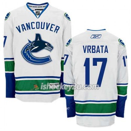 Reebok Mænd NHL Vancouver Canucks Trøje Radim Vrbata #17 Udebane Hvid